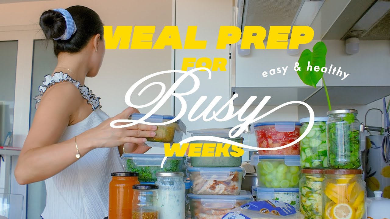 Super quick & easy meal prep for those busy weeks