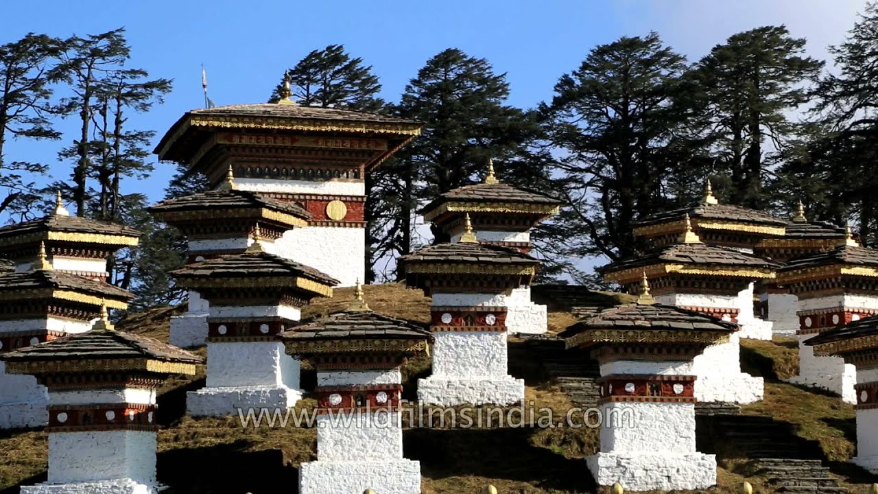 108 Stupas on Dochula pass - Bhutan