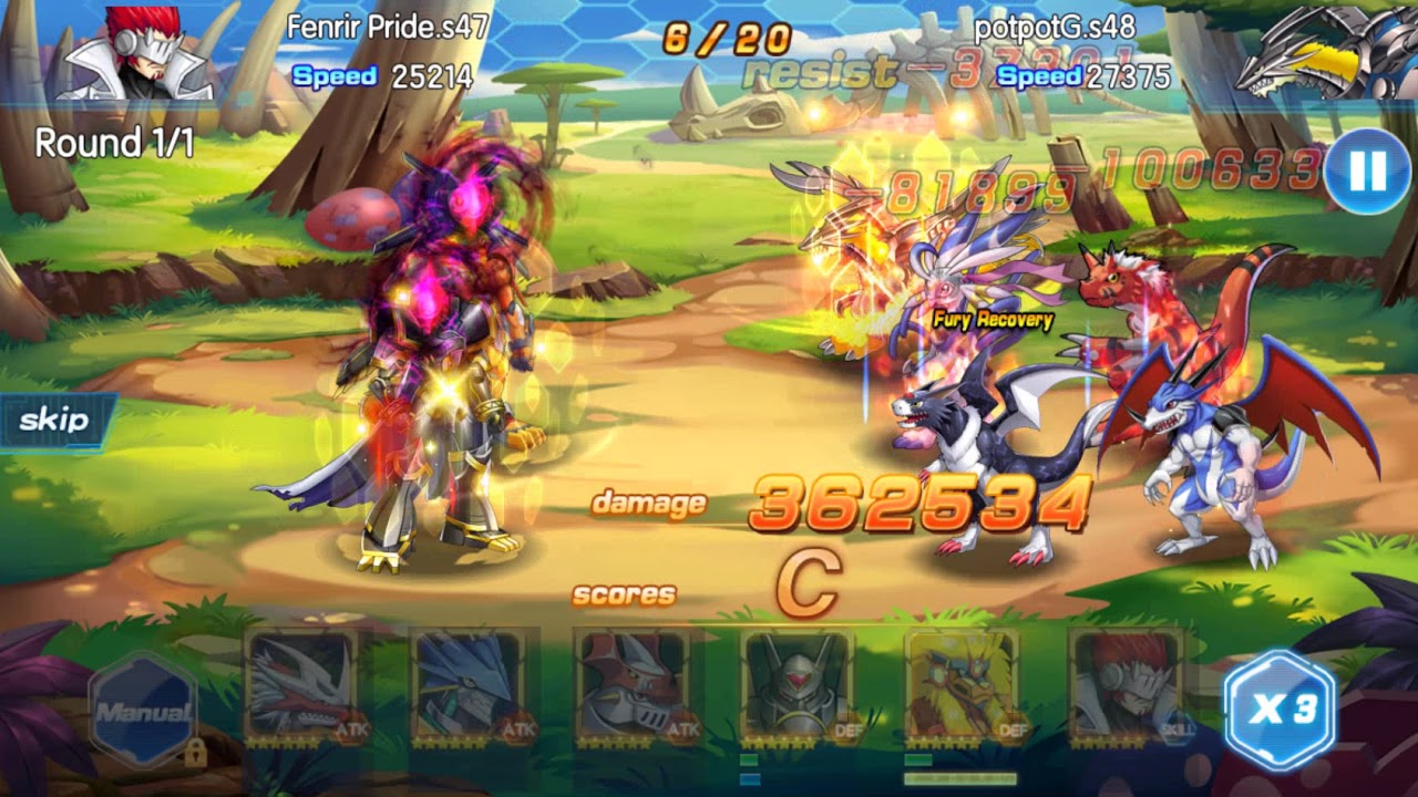 DIGITAL MONSTER/DATA TAMER ME VS FENRIR