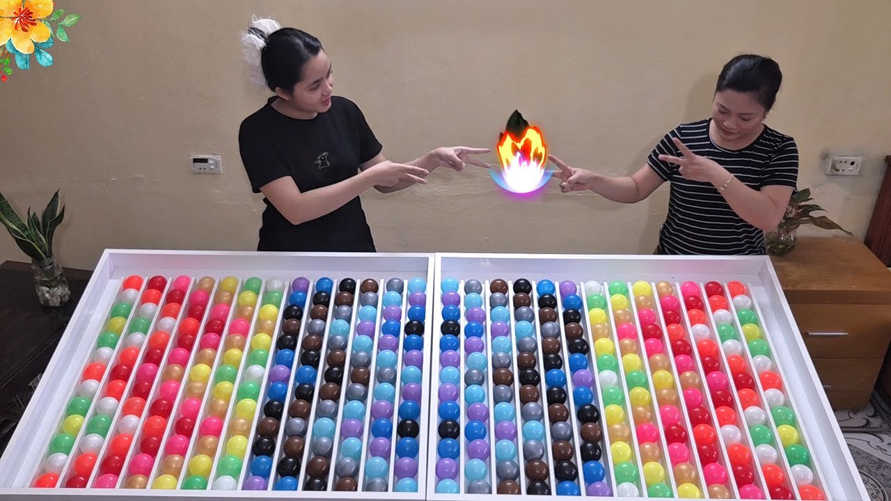 🎧 Relaxing Color Ball Sorting with Gentle ASMR | Calm but Competitive