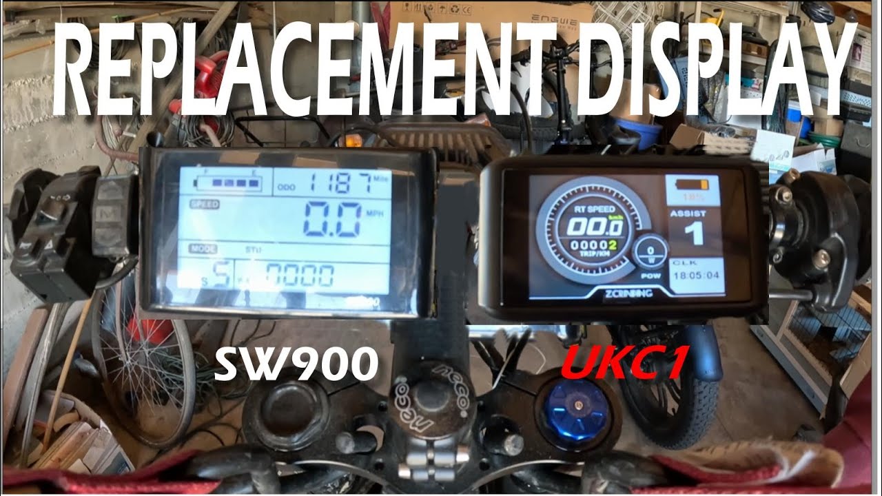 Unboxing and upgrading a SW900 to UKC1 display on a 12kw Stealth ebike with a Sabvoton controller.