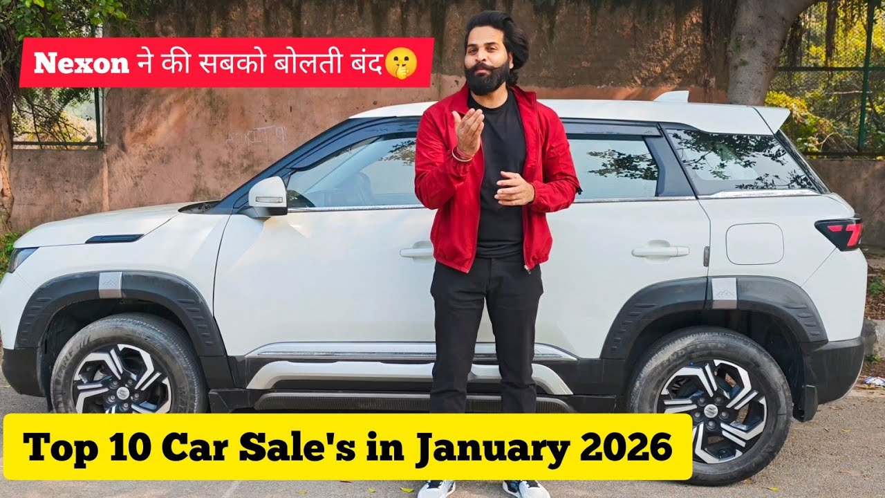 Top 10 Car Sale's in January 2026 | Nexon Ne Sabko bolti band kardi 🤫 | 