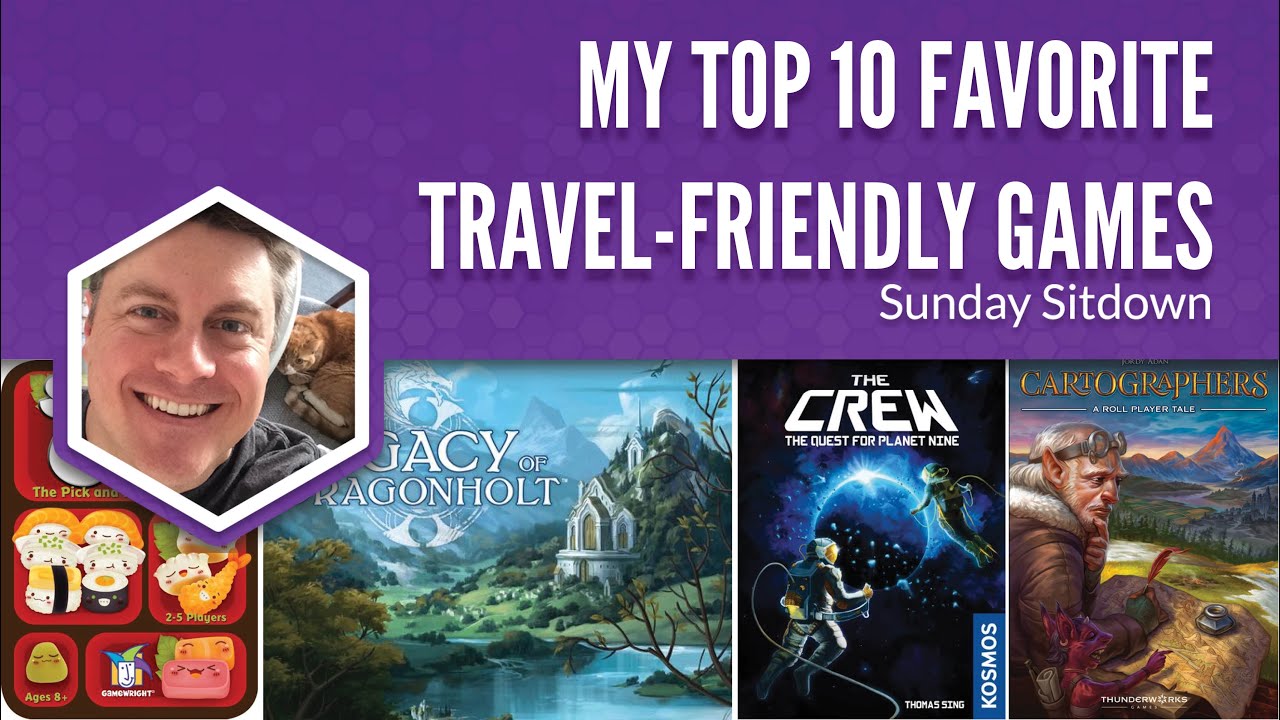 My Top 10 Favorite Travel-Friendly Games