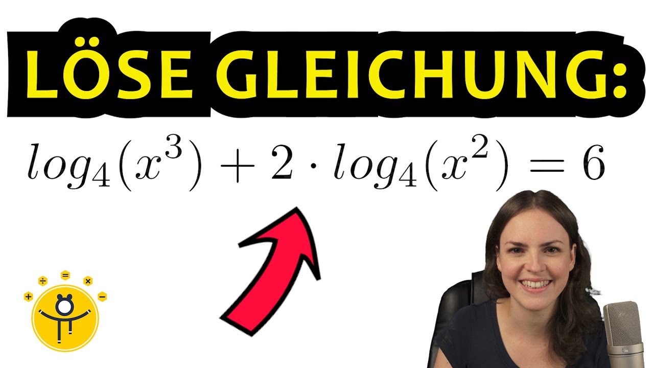 Logarithmengleichung lösen – LOGARITHMUS Gleichung nach x auflösen