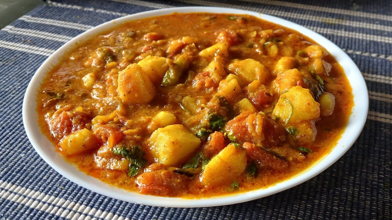 పొటాటో టమాటో కూర  | Quick Potato Tomato Curry at Home @sunithas-recipes.