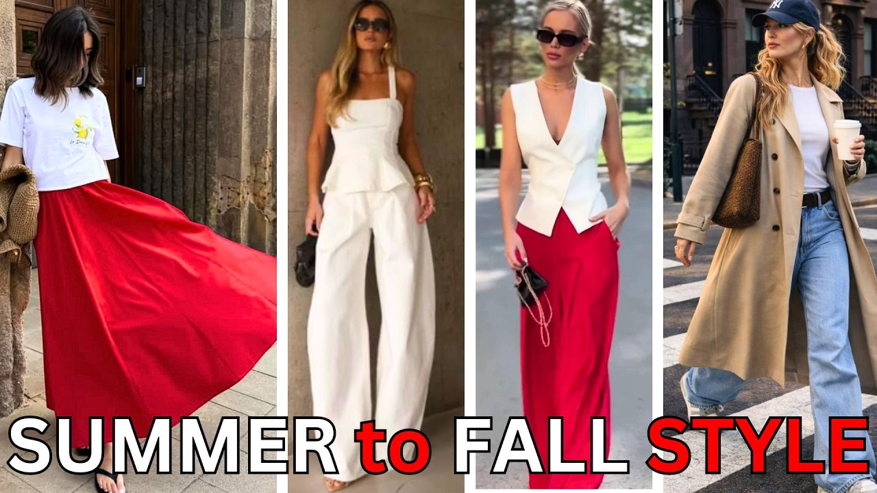 SUMMER to AUTUMN Transitional Outfits