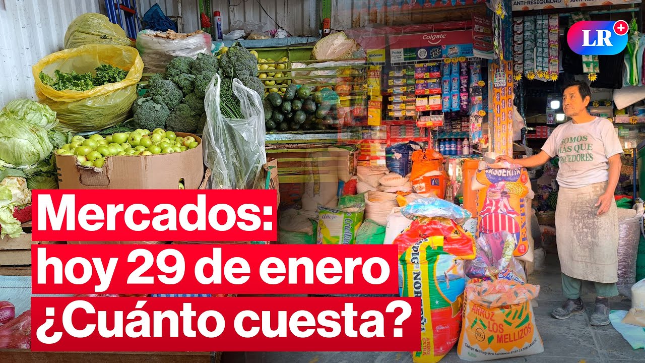 🔴¿CUÁNTO CUESTA? Precios en MERCADOS: pollo, papa y otros HOY 29 de enero Perú | #EnVivoLR