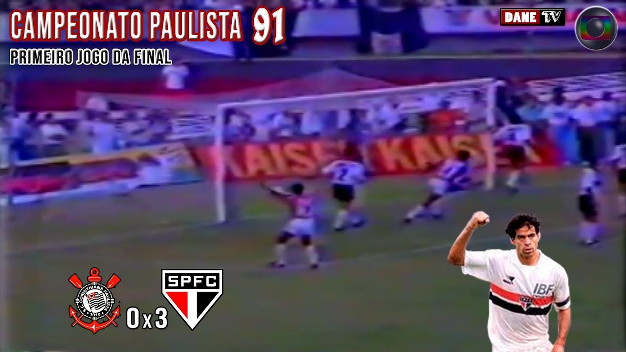 Paulistão 1991 - Corinthians 0x3 São Paulo