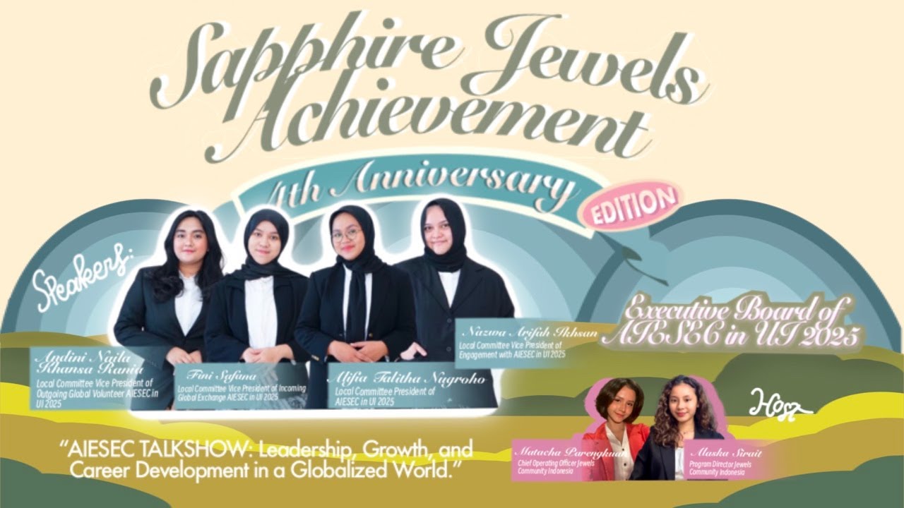 Sapphire - “AIESEC Talkshow: Leadership, Growth, and Career Development in a Globalized World”