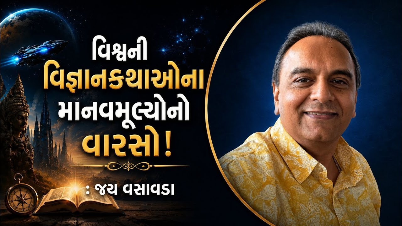 વિશ્વની વિજ્ઞાનકથાઓના માનવમૂલ્યોનો વારસો! | Jay Vasavada | Latest Full Speech 