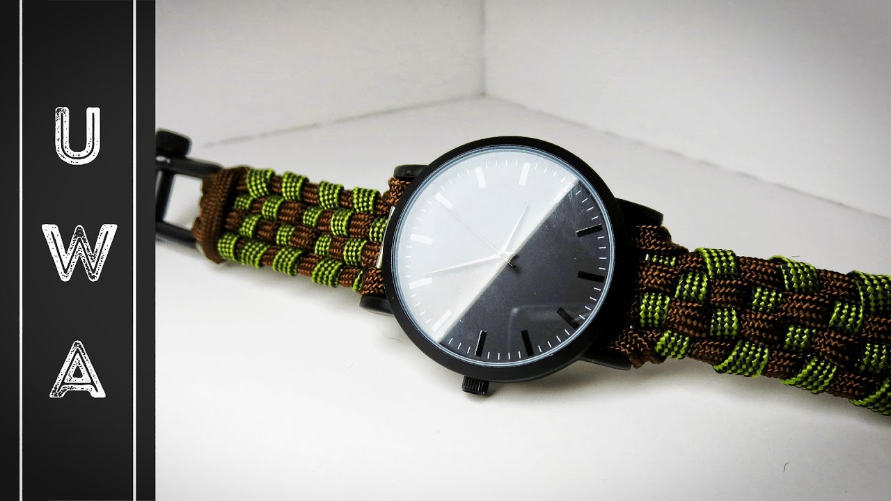How to make a Paracord Watch + Watch Band [Ajustable Shackle] [UWA ORIGINAL]