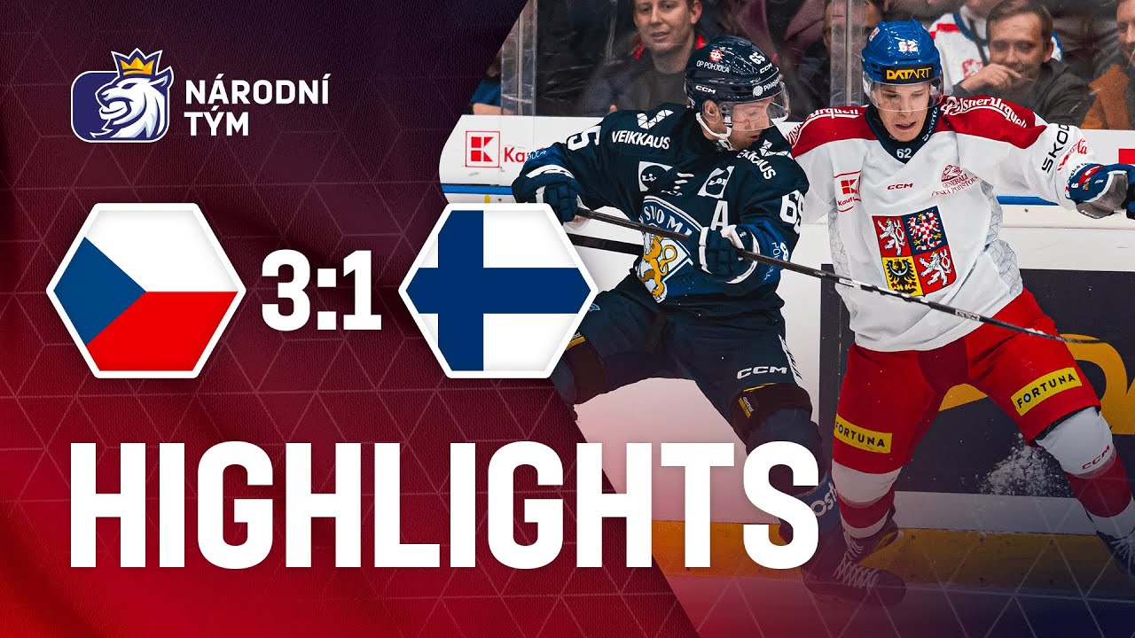 SESTŘIH: Česko - Finsko 3:1 | EHT, Liberec