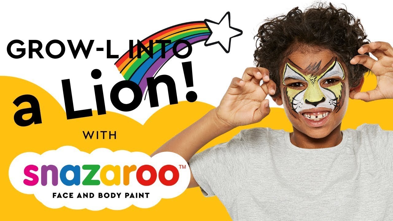 Snazaroo Face Paint Lion Tutorial | Michaels