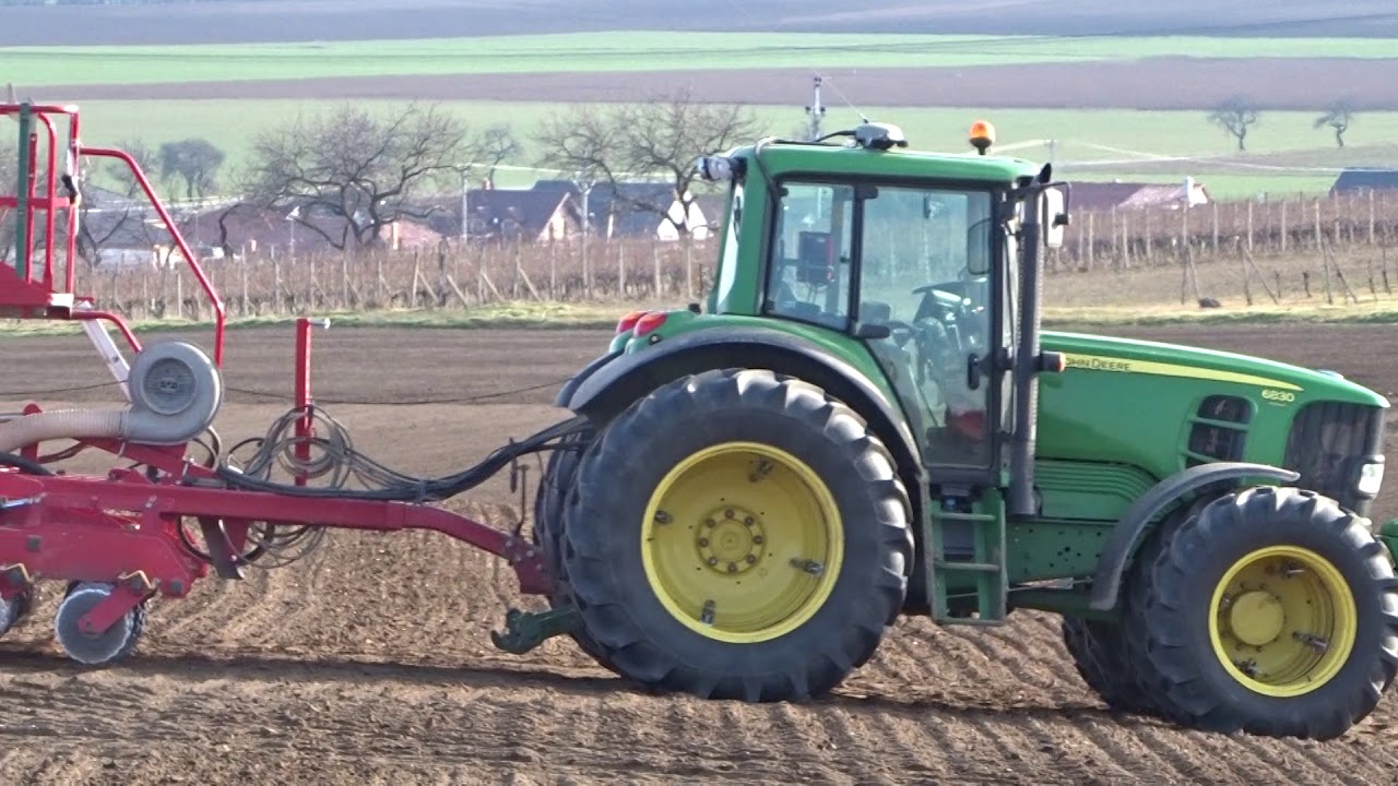 Setí Hrachu 2019 s John Deere 6830 Premium