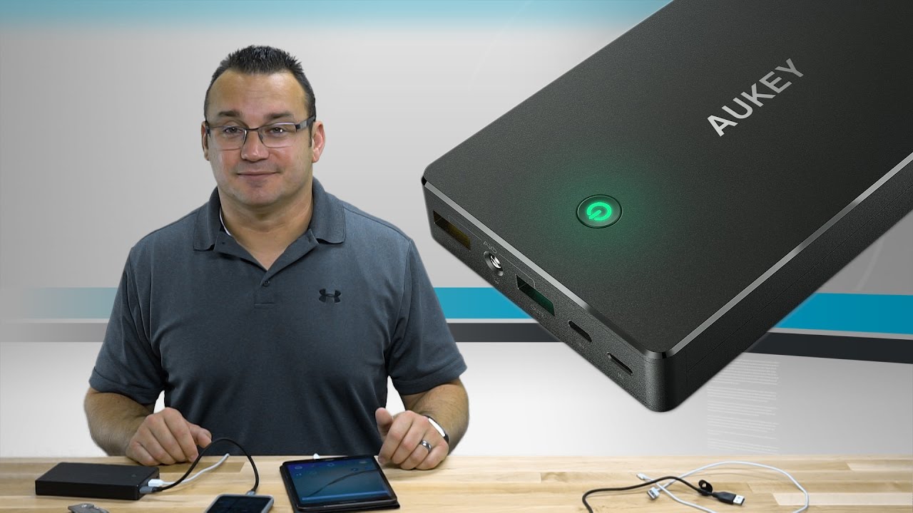 AUKEY 20000mAh Quick Charge 3.0 Portable Charger