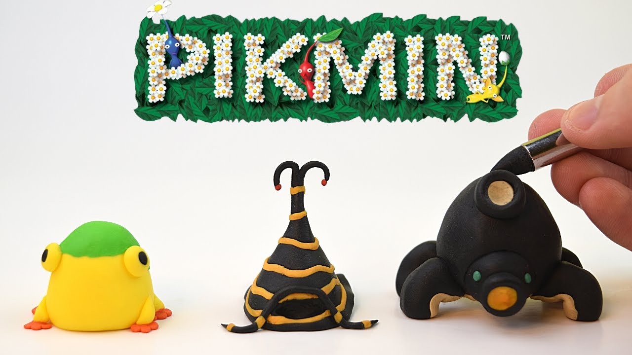 Making Enemies From Pikmin Using Polymer Clay (Collaboration With Cynical Scorpio)