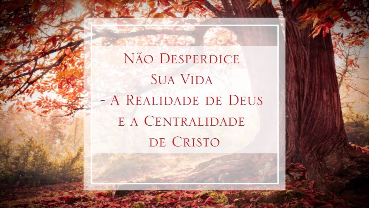 Não Desperdice Sua Vida: A Realidade de Deus e a Centralidade de Cristo - John Piper