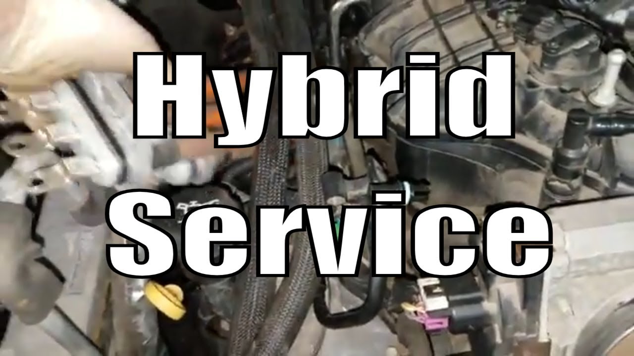 Снятие инвертора гибридной батареи на грузовике Chevy GMC