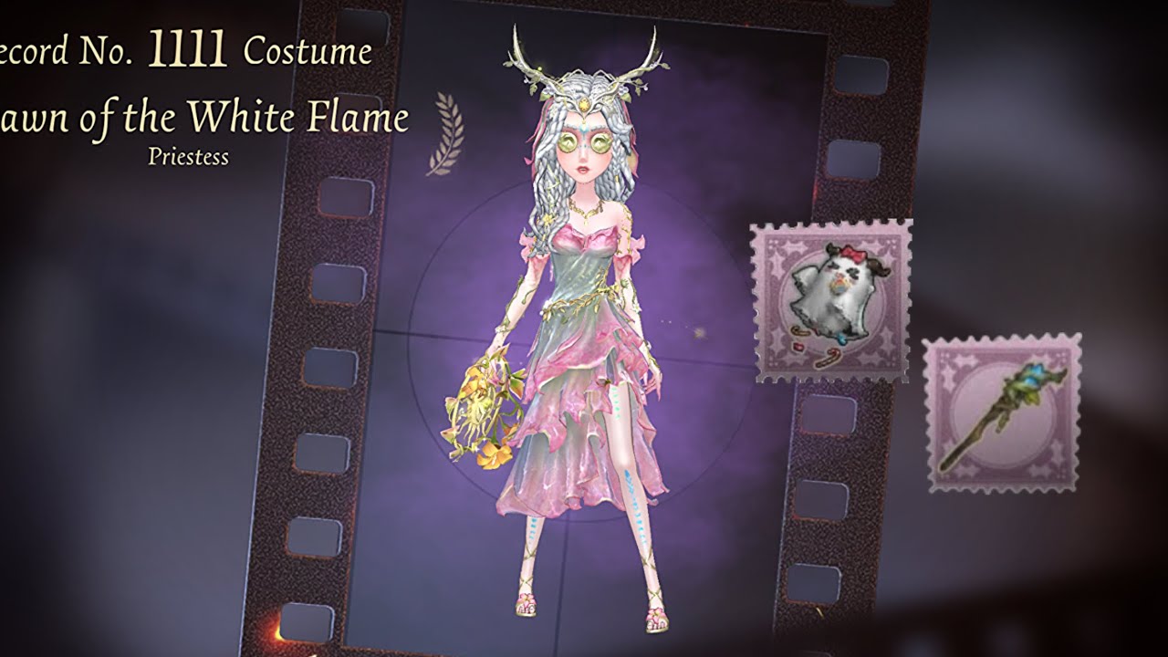 Identity V | Priestess Another Pink Skin! I Want More Pink! “Dawn of the White Flame”!!! 