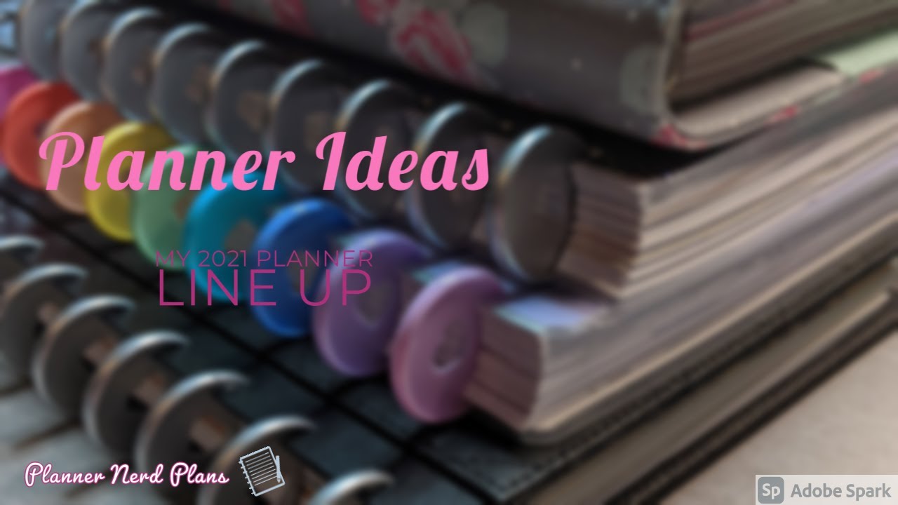 My 2021 Planner Lineup * Planner Ideas