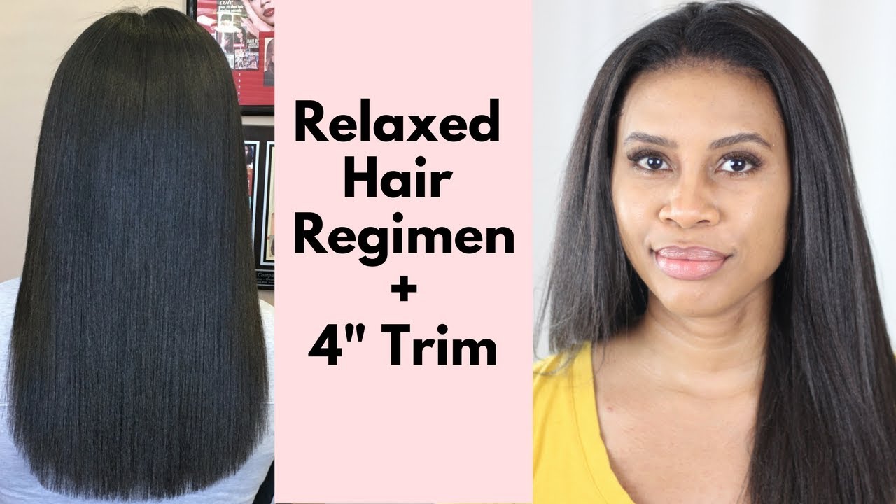 Relaxed Hair Regimen + 4