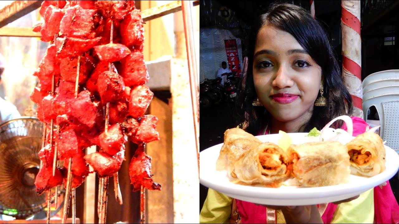Mumbai Street food  | Mohammed Ali Road | Indian Street food | Chicken Kebabs | Chicken Shawarma