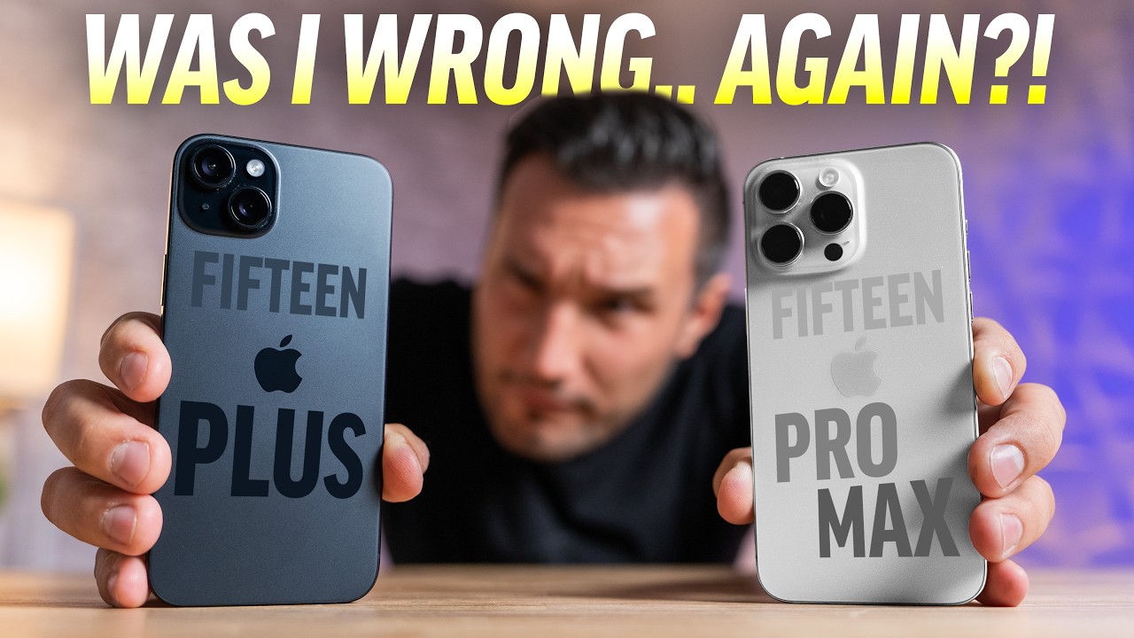 iPhone 15 Plus против 15 Pro Max — РЕАЛЬНАЯ разница через 1 неделю!