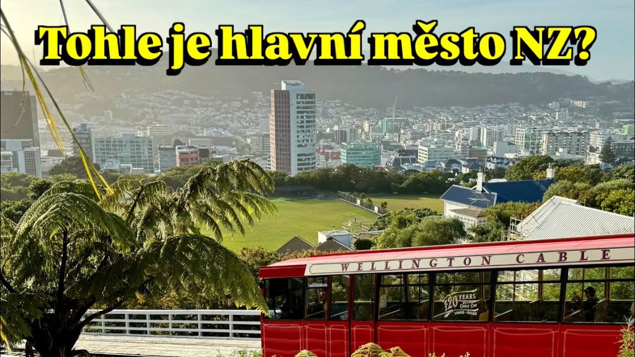11. Wellington Cable Car, Beehive a duhový průvod | Nový Zéland