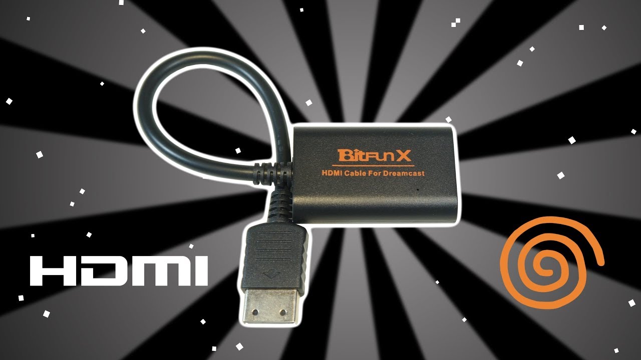 A Melhor Imagem do Dreamcast Gastando Pouco - Cabo HDMI Bitfunx