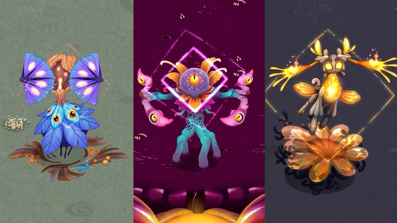 All Titansouls Comparison &ndash; Cruv'laaphtian Crocus, Phosphoran Phlox & Faesoddoid Fungus