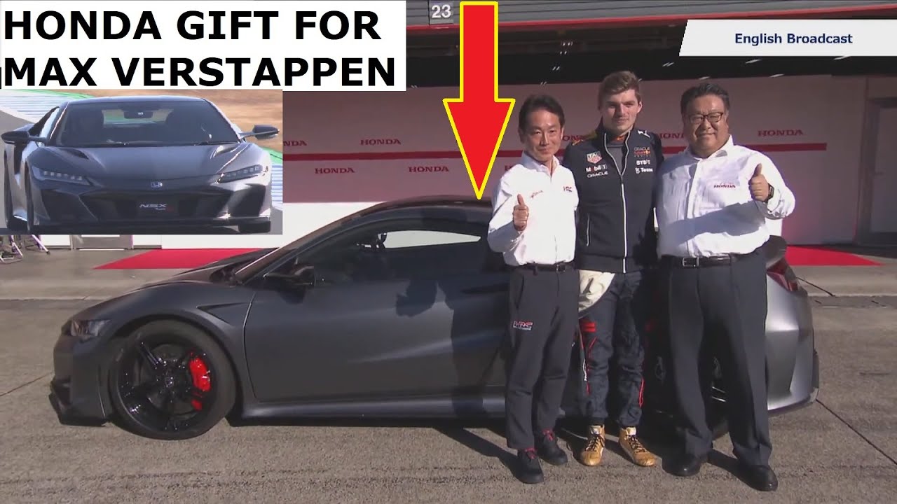 The Honda Gift for Max Verstappen