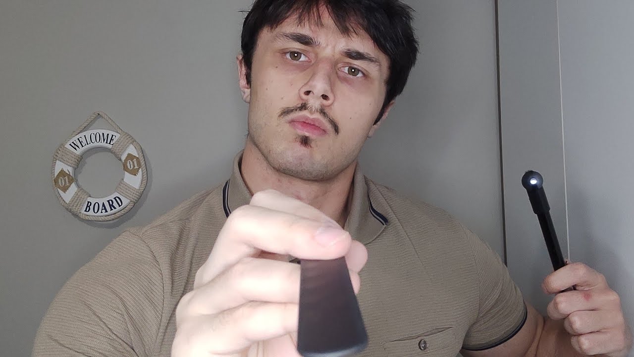 ASMR Medical Roleplay Exam | EAR, NOSE & THROAT