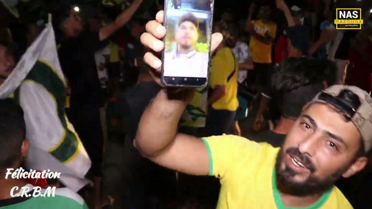 أجواء الإحتفال بالتأهل  لفوز فريق شباب مازونة على نظيره نادي بطيوة