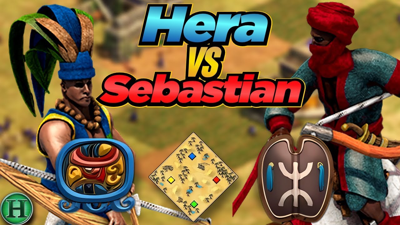 Maya vs Berbers | 1v1 Arabia | vs Sebastian | AoE2