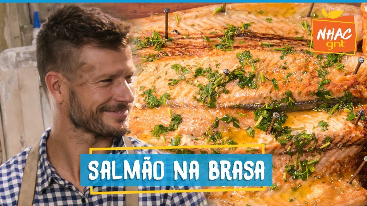 Salmão na brasa ao molho de maracujá | Rodrigo Hilbert | Tempero de Família