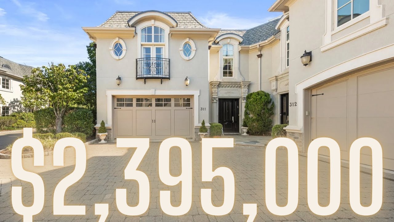 Inside a $2.3M Exquisite Luxury Townhouse in desirable Bellaire Community, Demarest NJ.
