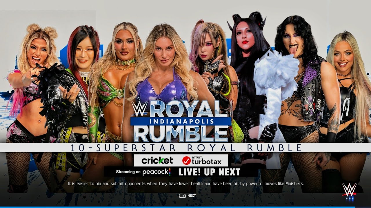 10 Women's Royal Rumble Match | WWE 2k25 