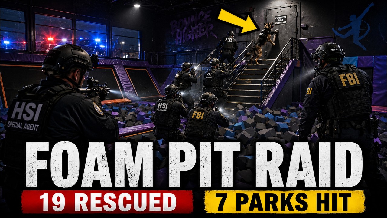 HSI & FBI Raid 7 Indiana Trampoline Parks &mdash; 19 Hostages Rescued, $4.2M Found in Foam Pits