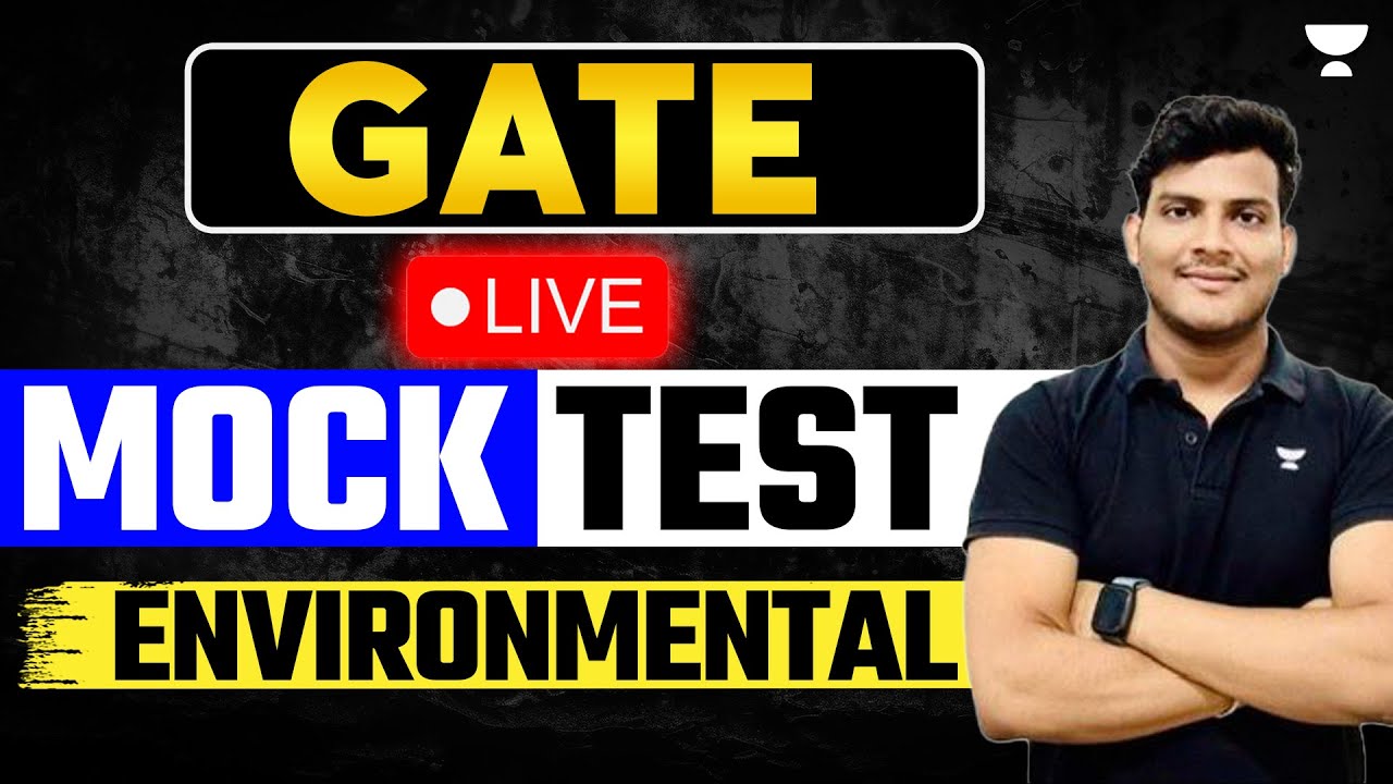 🚨Live Mock Test: Environmental Engineering For GATE Exams | GATE Civil | Deependra Sir