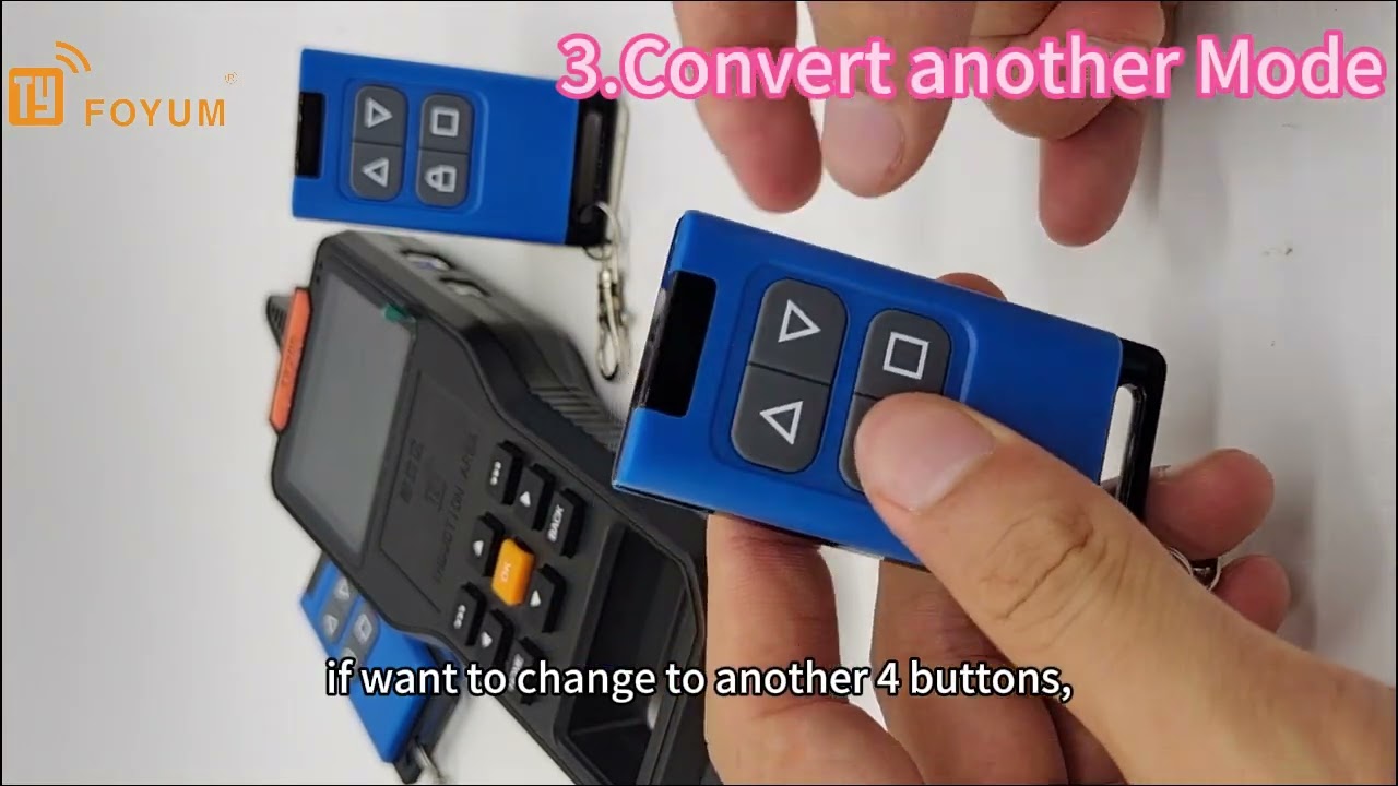 Dual mode multi frequency copying remote control