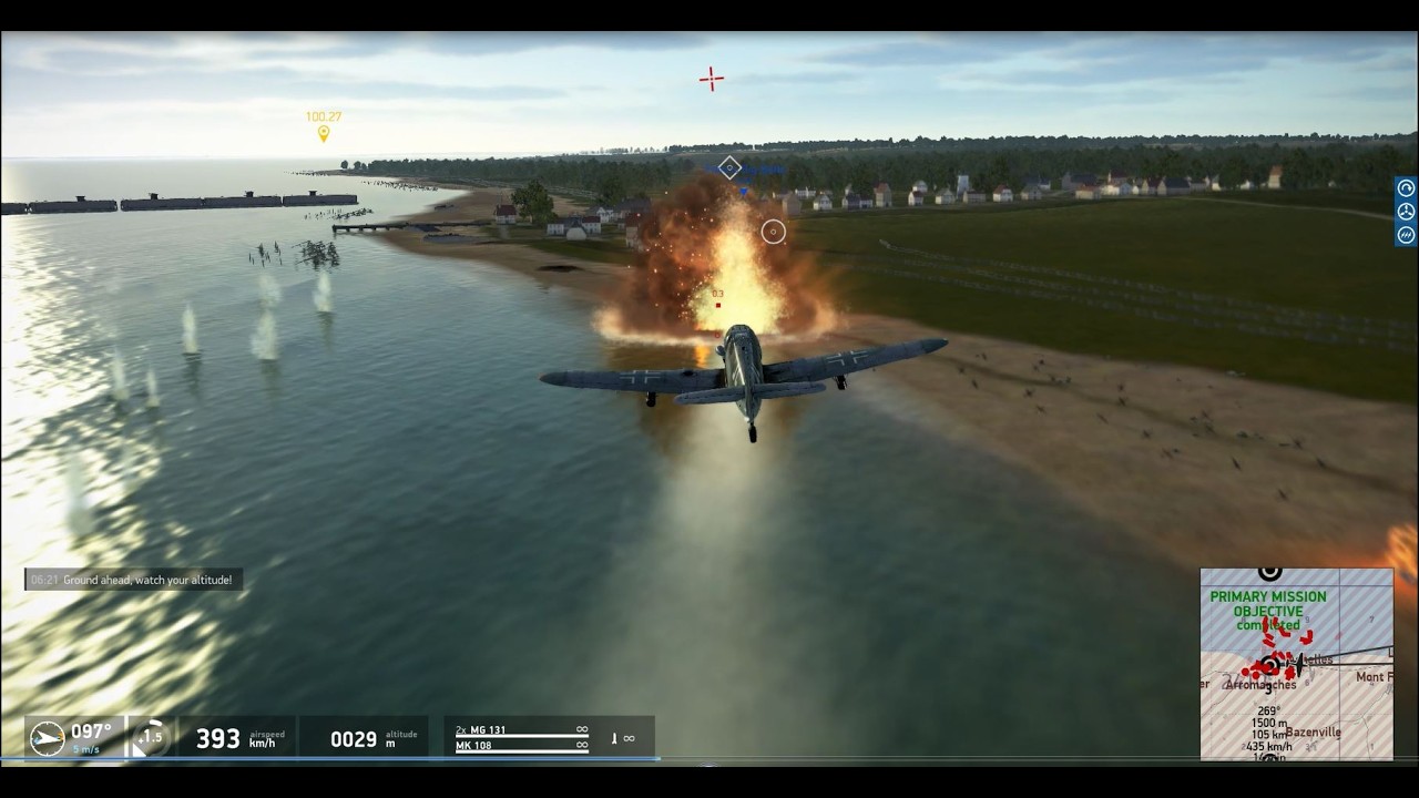 IL 2 Sturmovik Kraut Francis Big Balls SUNK 43 SHIPS in his attack of the Gold Normandy Beachhead