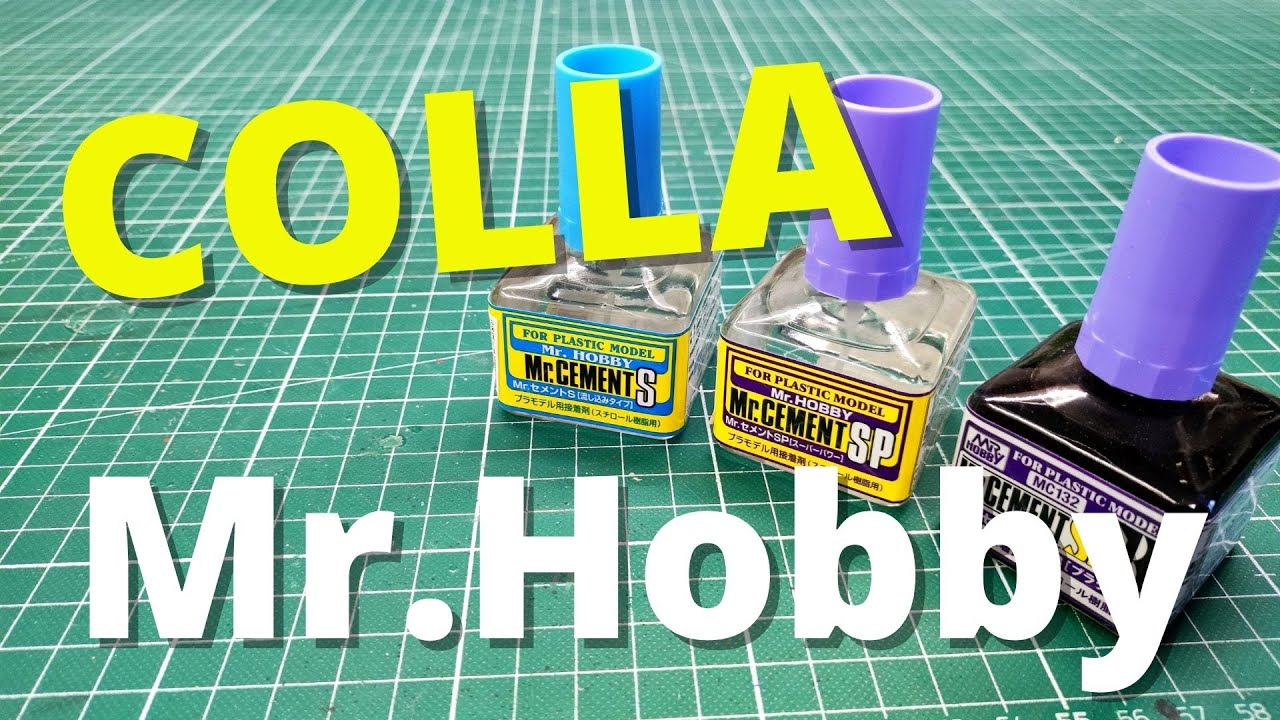 Colla per modellismo Mr Hobby Cement S Cement SP e Cement SPB