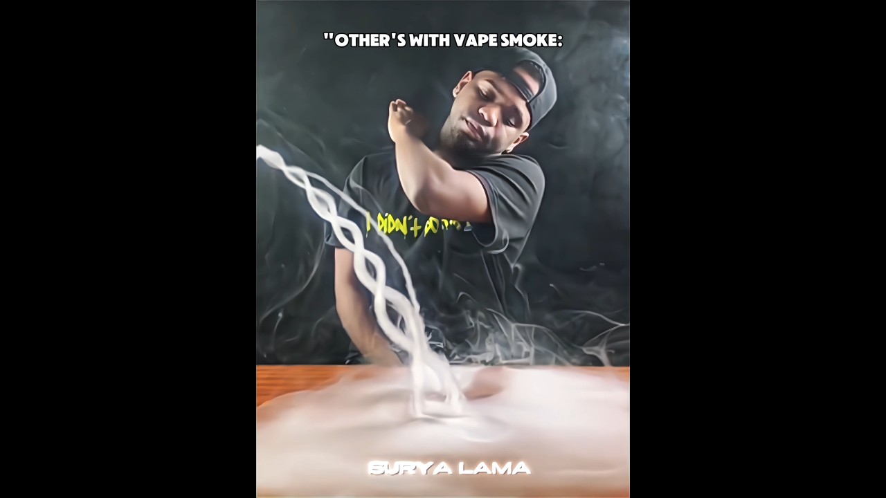 Other's Vape Smoke Art vs This guy: #trending #troll #trollface #edit