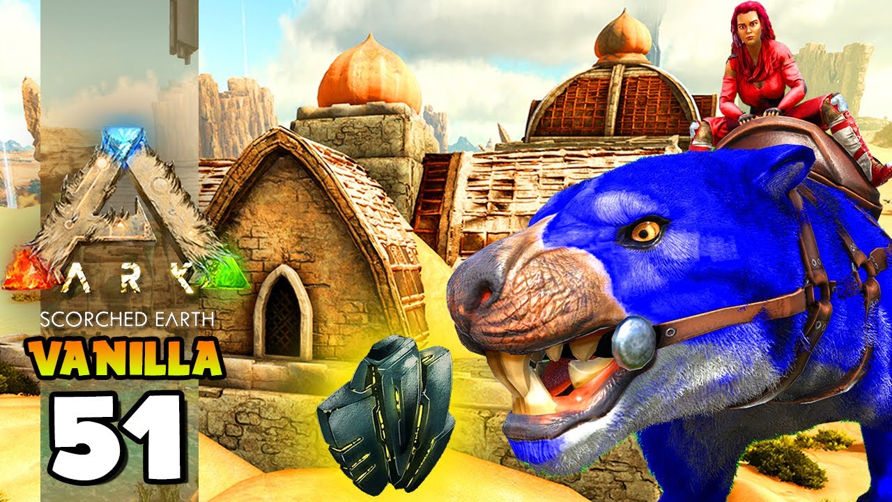 A CAVERNA DA IGREJINHA E ARTEFATO DO DESTRUIDOR!!! ARK: SCORCHED EARTH (VANILLA) 50