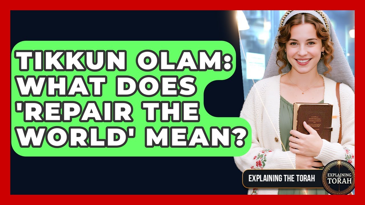 Tikkun Olam: What Does 'Repair The World' Mean? - Explaining The Torah