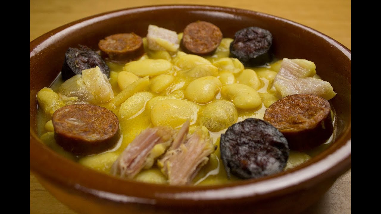 Астурийская фабада. Испанская кухня. Fabada asturiana. Subtitulo en espa&ntilde;ol.#FabadaAsturiana