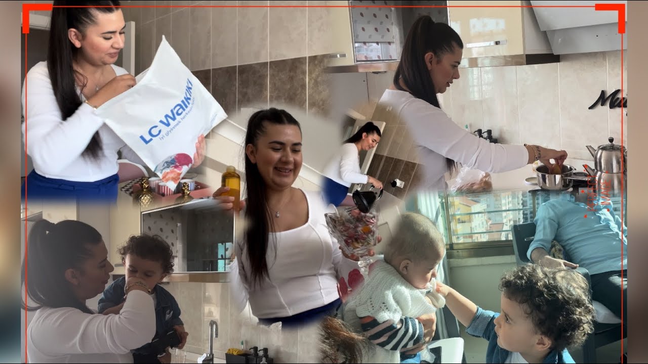 Evimize Bayramlaşmaya Misafir Geldi🍬🥰#iyibayramlar #vlog #bayram #misafir #ikizbebek