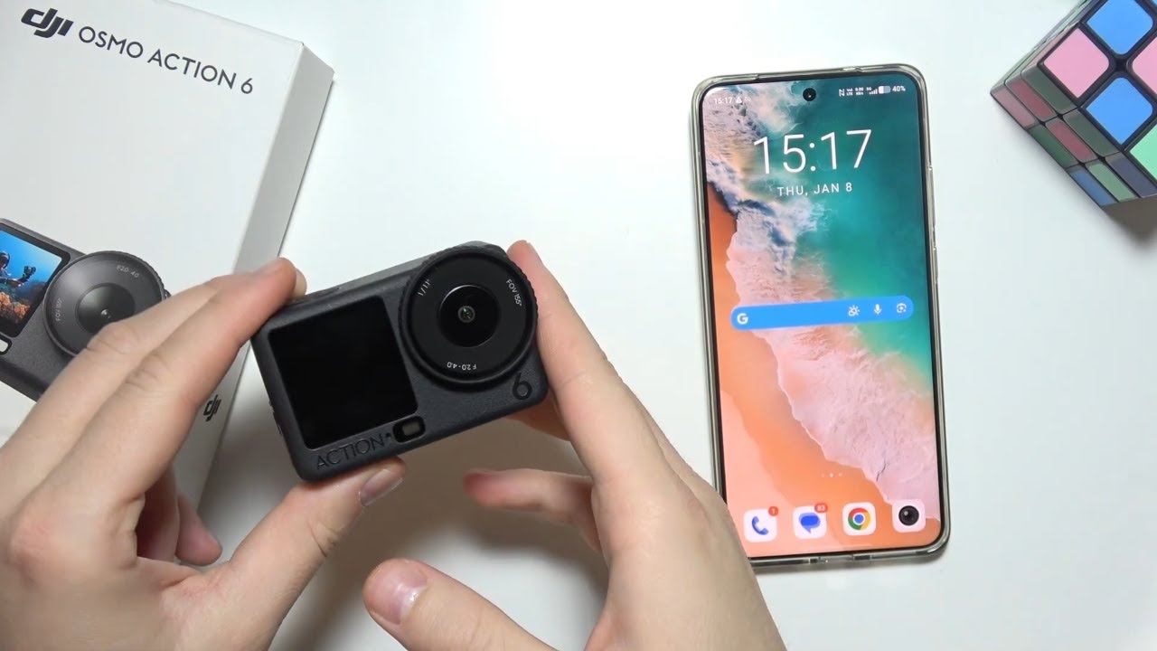 DJI Osmo Action 6: Как перенести видео на телефон | Приложение не требуется