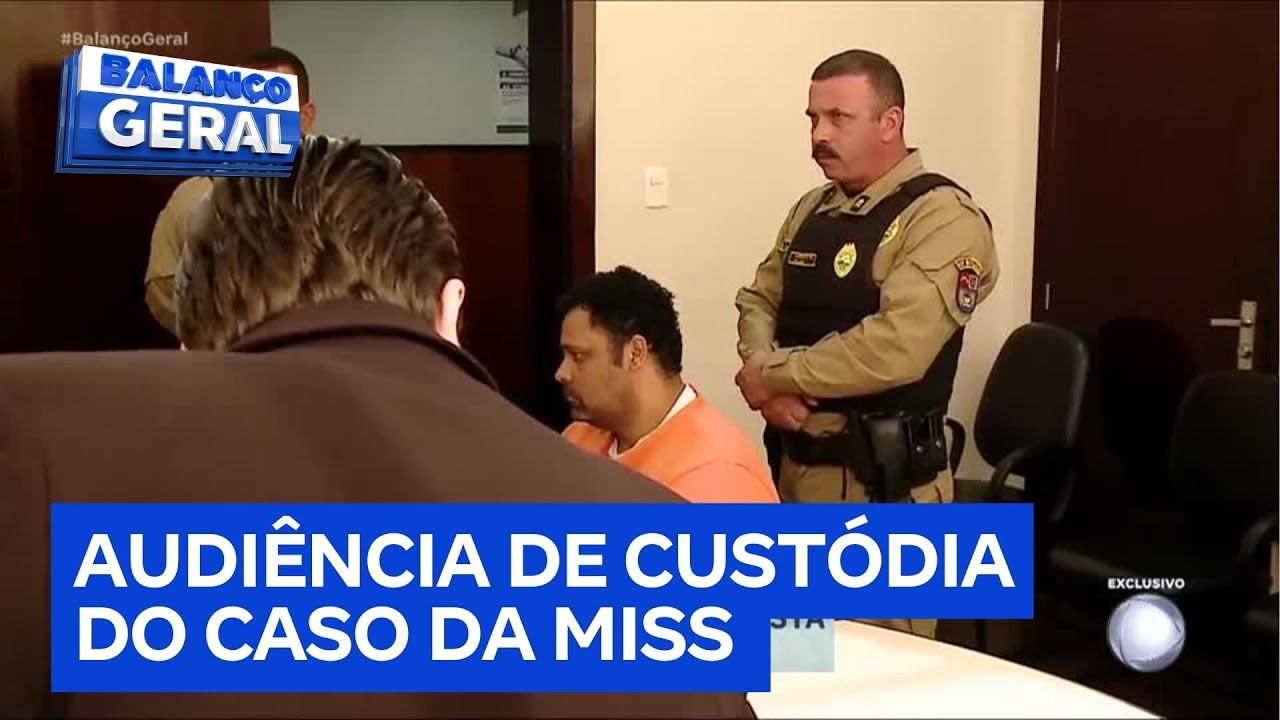 Veja trecho da audiência de custódia de humorista que matou miss no Paraná