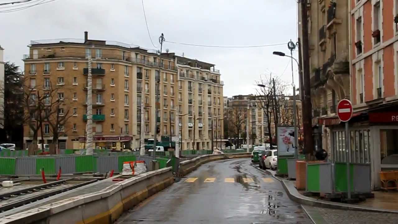 Travaux tramway ligne T3 Paris (2012)